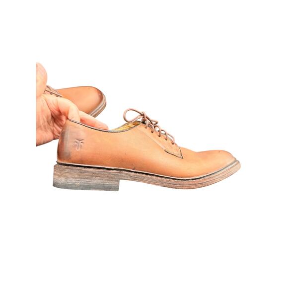 Frye Men’s Leather Oxford Shoes Brown Lace Up USA Size 10.5 main image 4